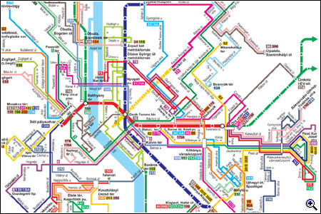 budapest vonalhálózati térkép Tanulja újra a budapesti tömegközlekedést!   BKV Figyelő budapest vonalhálózati térkép