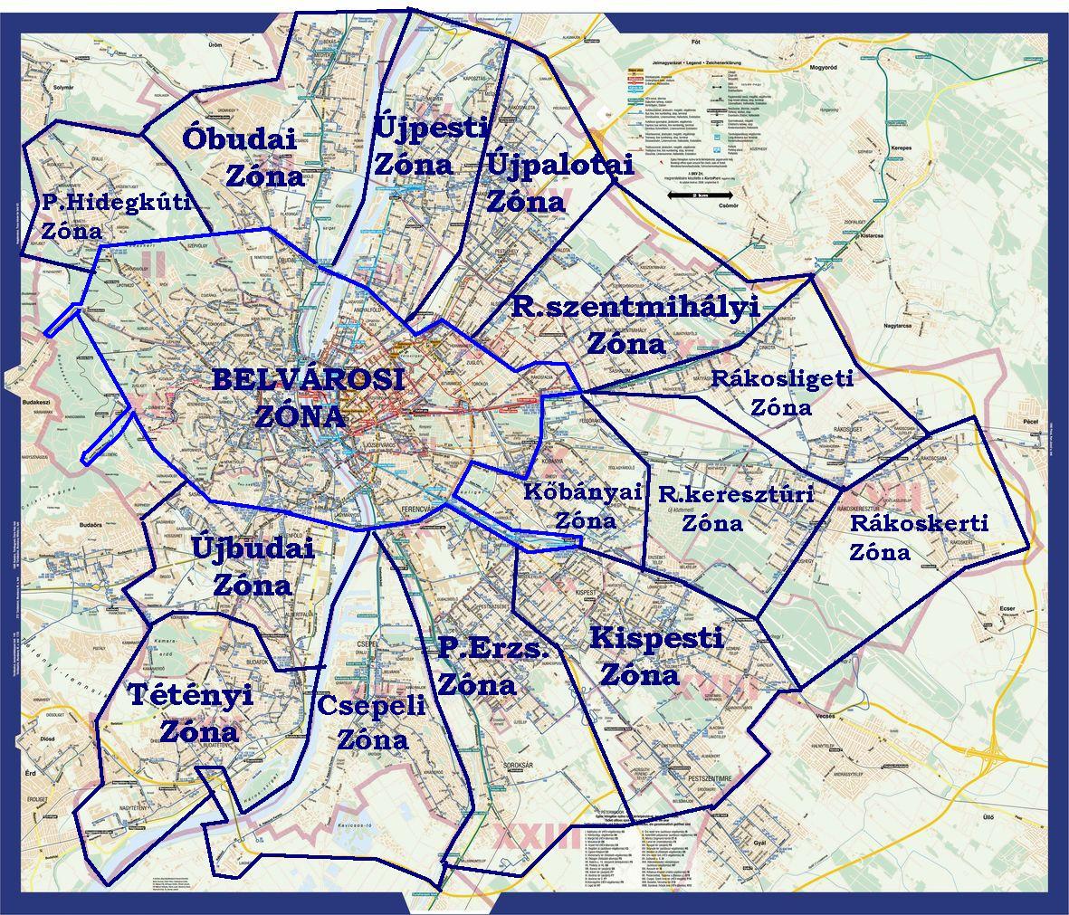 budapest határai térkép Hagyó ránk erőlteti az egyesített bérletet?   BKV figyelő budapest határai térkép