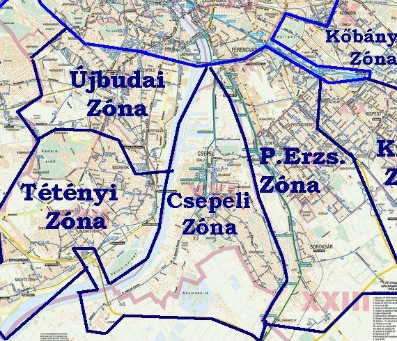 budapest közigazgatási határa térkép Hagyó ránk erőlteti az egyesített bérletet?   BKV Figyelő budapest közigazgatási határa térkép